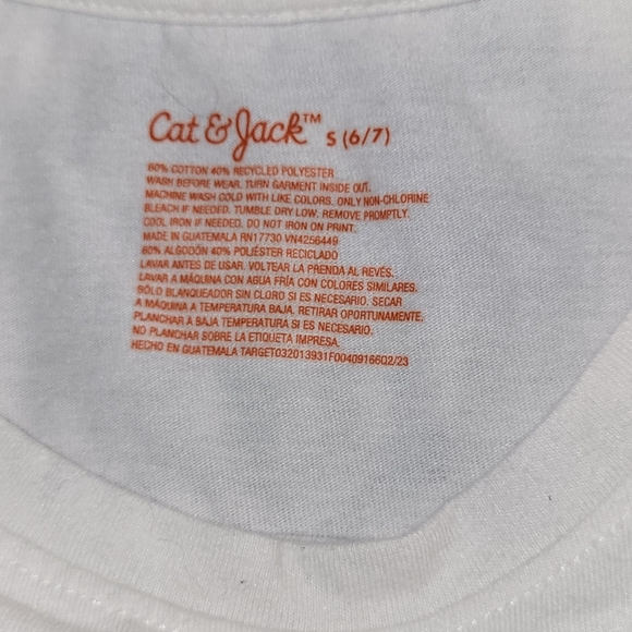 Cat & Jack unicorn believe long sleeve tee - Picture 3 of 4